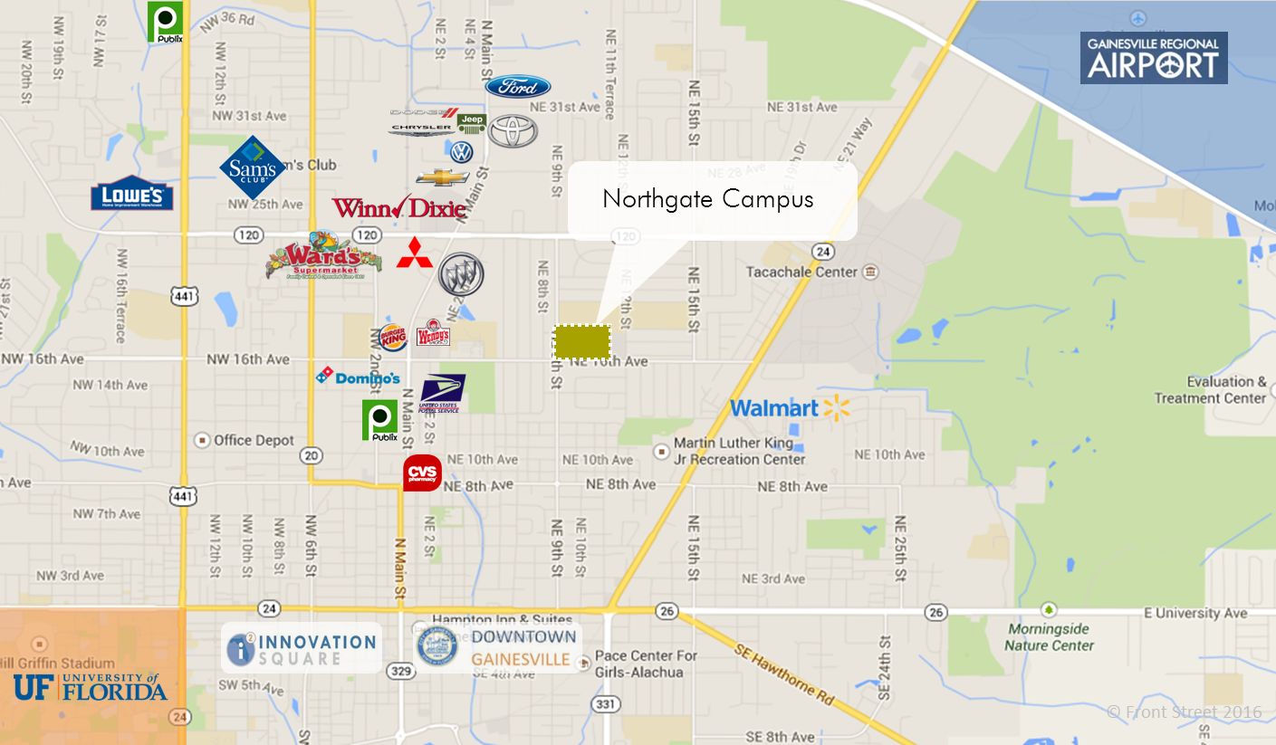 NorthGate Campus: 1000 NE 16th Ave, Gainesville, FL 32601
